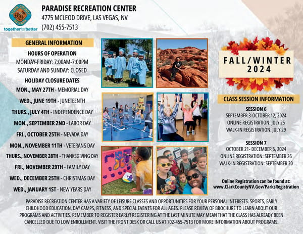 Clark County Parks and Recreation Catalog Fall - Page 48