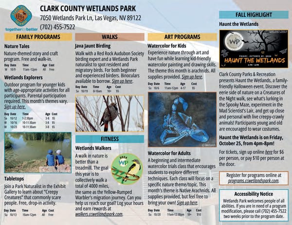 Clark County Parks and Recreation Catalog Fall - Page 85