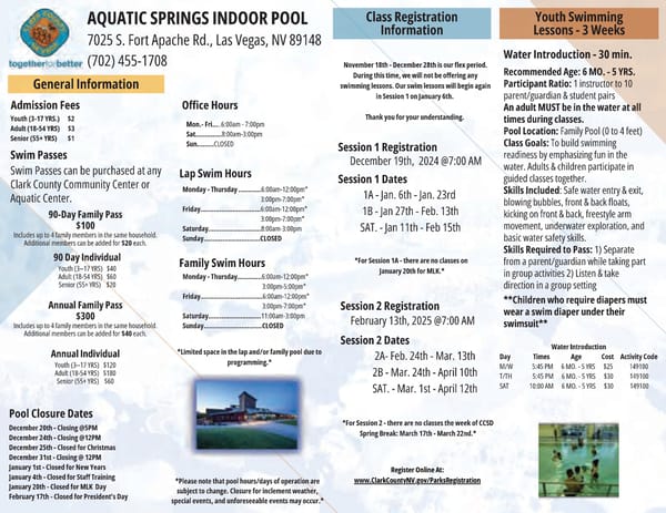 Clark County Parks and Recreation Catalog Fall - Page 4