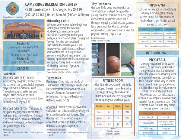 Clark County Parks and Recreation Catalog Fall - Page 20