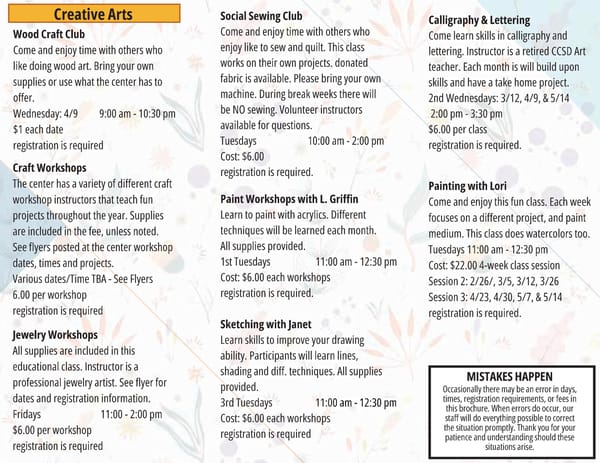 Clark County Parks & Recreation Spring Brochre - Page 22