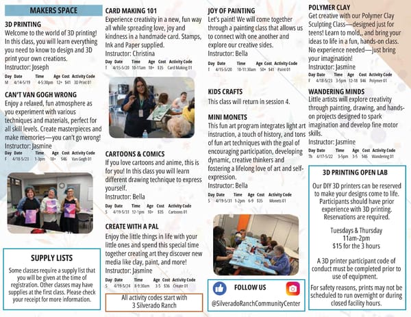 Clark County Parks & Recreation Spring Brochre - Page 54