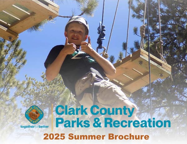 Clark County Parks & Recreation 2025 Summer Brochure - Page 1