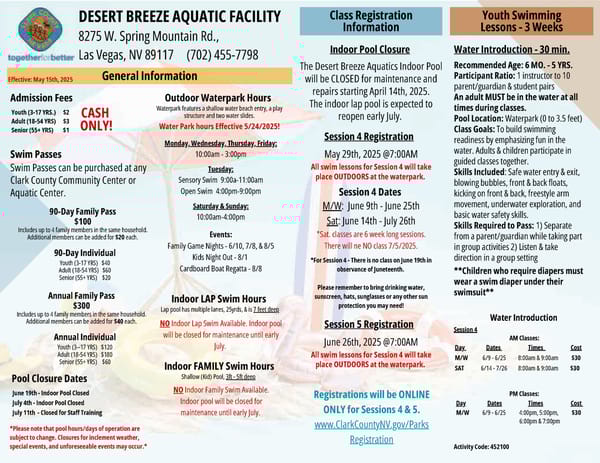 Clark County Parks & Recreation 2025 Summer Brochure - Page 8