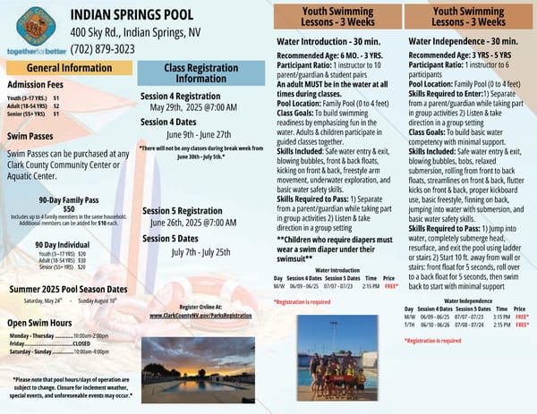 Clark County Parks & Recreation 2025 Summer Brochure - Page 14