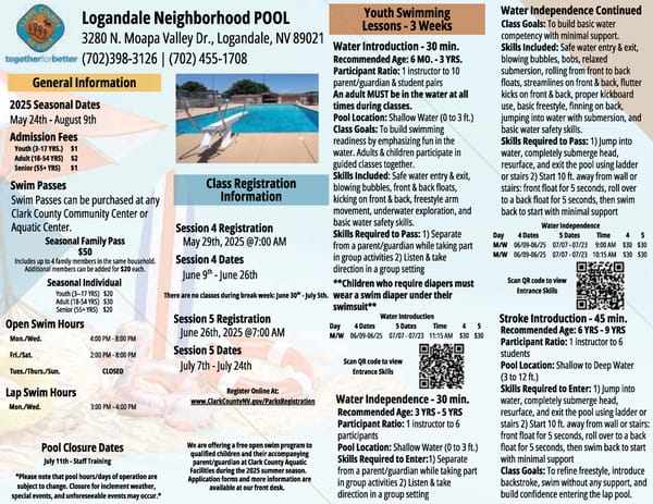 Clark County Parks & Recreation 2025 Summer Brochure - Page 17