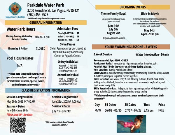 Clark County Parks & Recreation 2025 Summer Brochure - Page 20