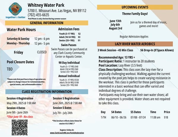 Clark County Parks & Recreation 2025 Summer Brochure - Page 25