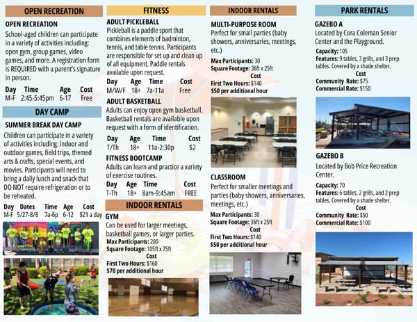 Clark County Parks & Recreation 2025 Summer Brochure - Page 28