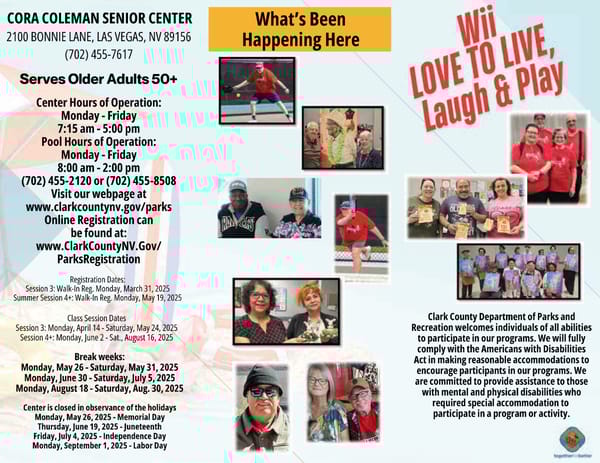 Clark County Parks & Recreation 2025 Summer Brochure - Page 29