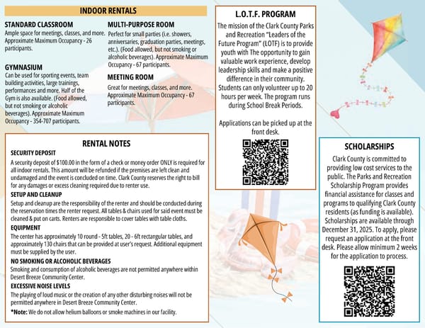 Clark County Parks & Recreation 2025 Summer Brochure - Page 42