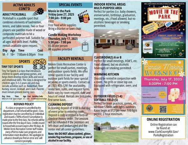 Clark County Parks & Recreation 2025 Summer Brochure - Page 49