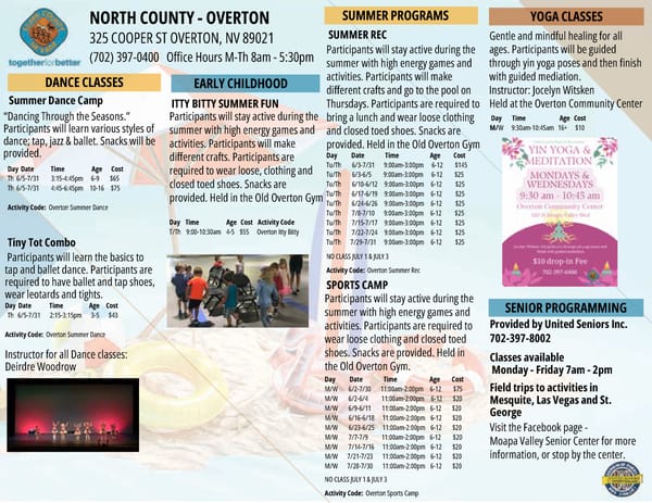 Clark County Parks & Recreation 2025 Summer Brochure - Page 51