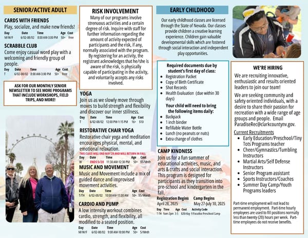 Clark County Parks & Recreation 2025 Summer Brochure - Page 56