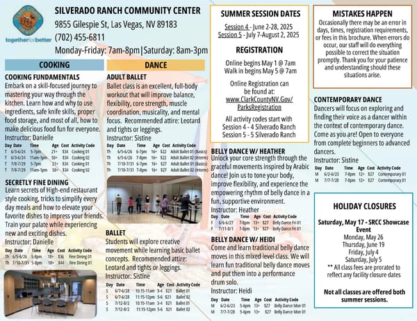 Clark County Parks & Recreation 2025 Summer Brochure - Page 64