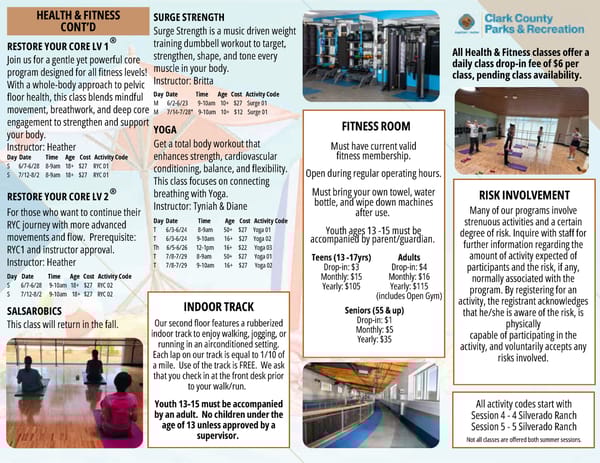 Clark County Parks & Recreation 2025 Summer Brochure - Page 66