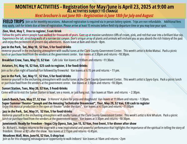 Clark County Parks & Recreation 2025 Summer Brochure - Page 76