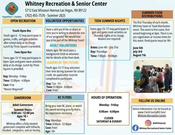 Clark County Parks & Recreation 2025 Summer Brochure - Page 79