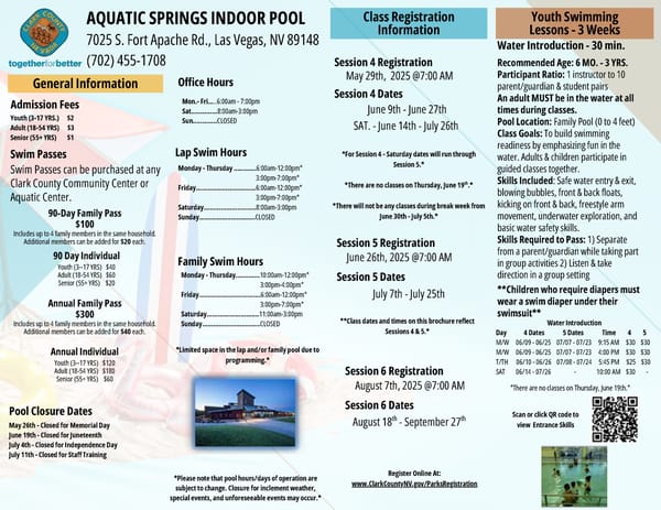 Clark County Parks & Recreation 2025 Summer Brochure - Page 4