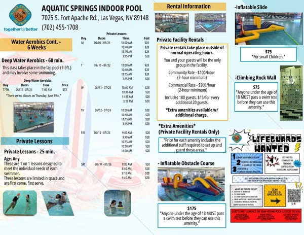 Clark County Parks & Recreation 2025 Summer Brochure - Page 7