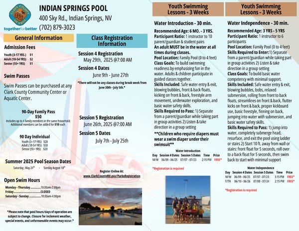 Clark County Parks & Recreation 2025 Summer Brochure - Page 16