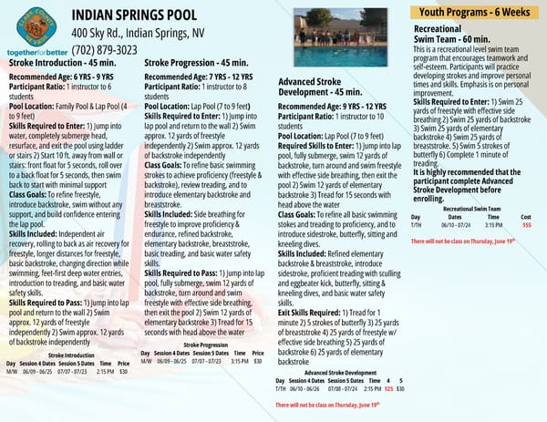 Clark County Parks & Recreation 2025 Summer Brochure - Page 17
