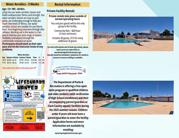 Clark County Parks & Recreation 2025 Summer Brochure - Page 18