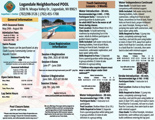 Clark County Parks & Recreation 2025 Summer Brochure - Page 19