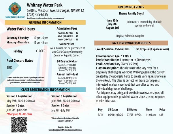 Clark County Parks & Recreation 2025 Summer Brochure - Page 26