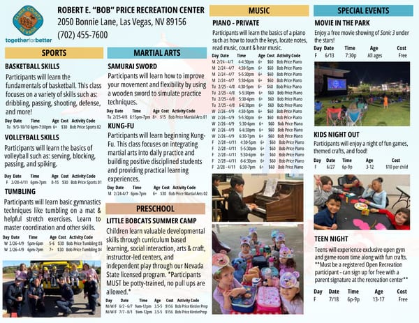Clark County Parks & Recreation 2025 Summer Brochure - Page 28