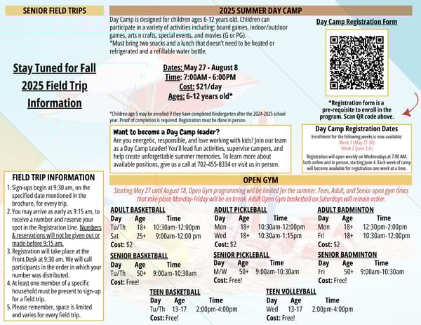 Clark County Parks & Recreation 2025 Summer Brochure - Page 33