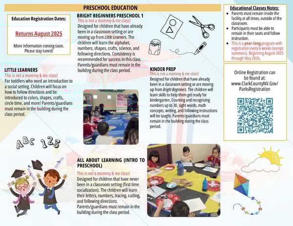 Clark County Parks & Recreation 2025 Summer Brochure - Page 34