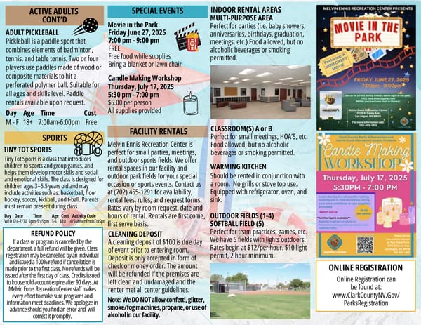 Clark County Parks & Recreation 2025 Summer Brochure - Page 42