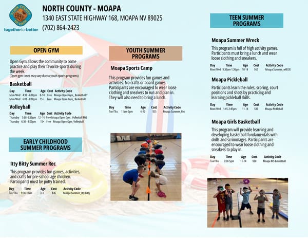 Clark County Parks & Recreation 2025 Summer Brochure - Page 45