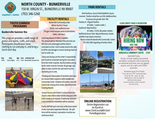 Clark County Parks & Recreation 2025 Summer Brochure - Page 46