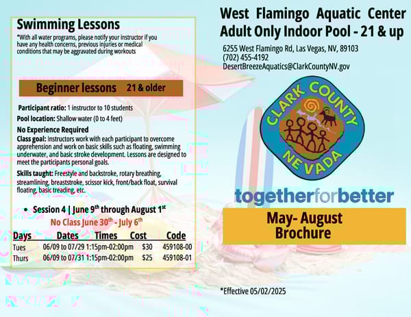 Clark County Parks & Recreation 2025 Summer Brochure - Page 67