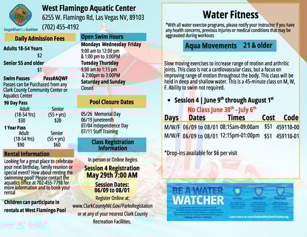 Clark County Parks & Recreation 2025 Summer Brochure - Page 68