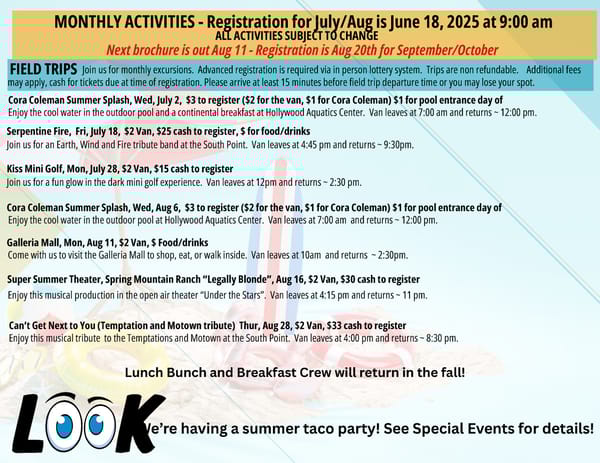 Clark County Parks & Recreation 2025 Summer Brochure - Page 74