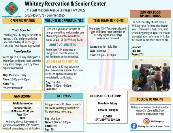 Clark County Parks & Recreation 2025 Summer Brochure - Page 77