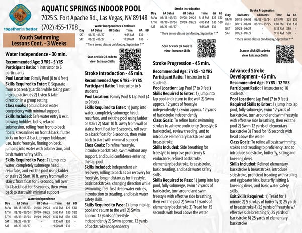 Clark County Parks & Recreation Brochure - Page 4