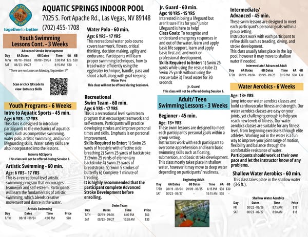 Clark County Parks & Recreation Brochure - Page 5
