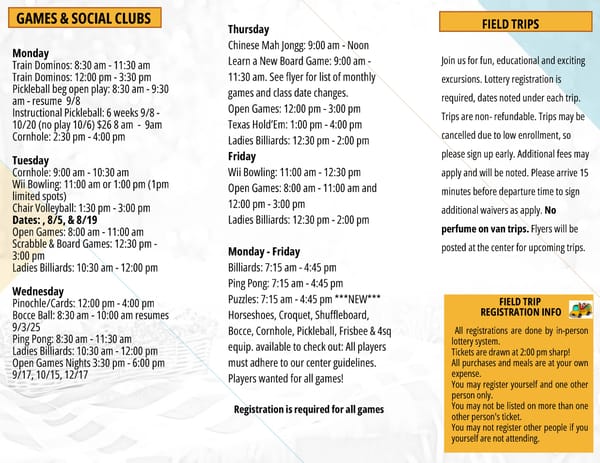 Clark County Parks & Recreation Brochure - Page 17