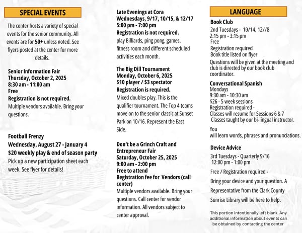 Clark County Parks & Recreation Brochure - Page 18