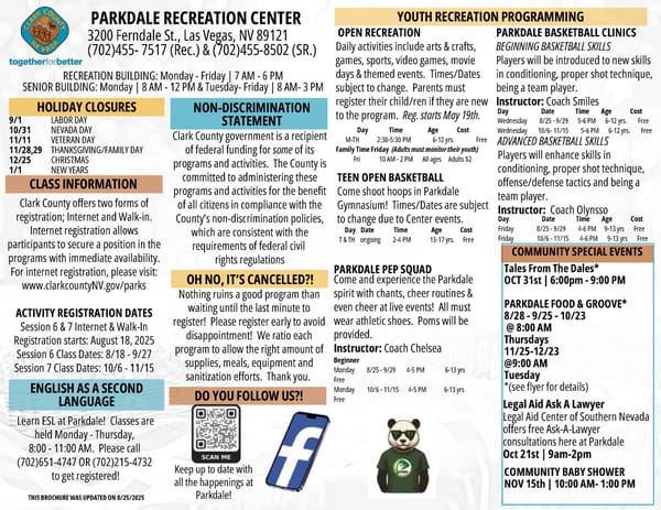 Clark County Parks & Recreation Brochure - Page 33