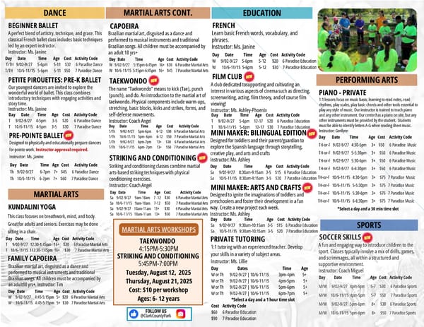 Clark County Parks & Recreation Brochure - Page 37