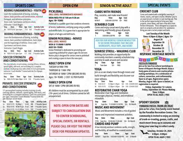 Clark County Parks & Recreation Brochure - Page 38