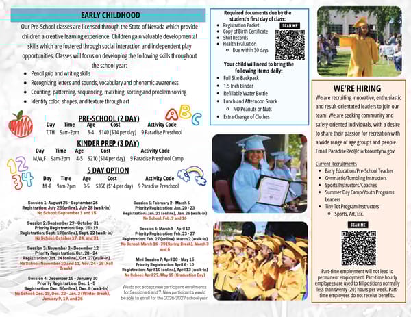 Clark County Parks & Recreation Brochure - Page 39