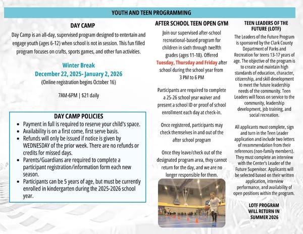 Clark County Parks & Recreation Brochure - Page 40