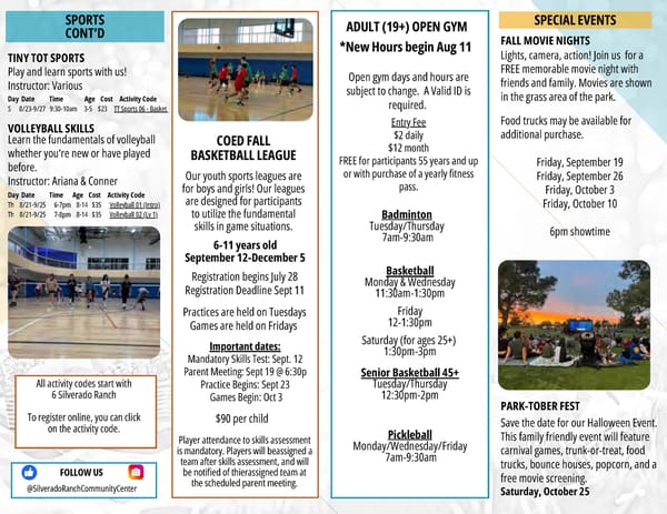 Clark County Parks & Recreation Brochure - Page 50