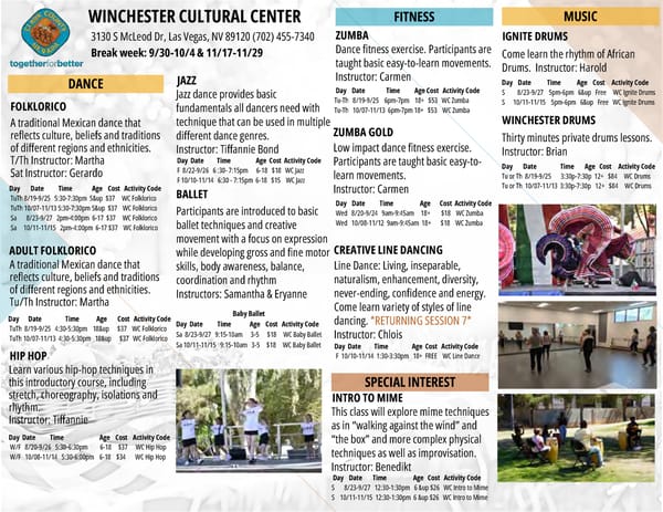 Clark County Parks & Recreation Brochure - Page 57